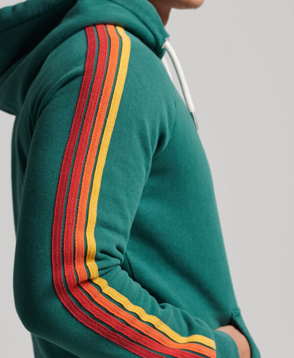 Terrain Sleeve Stripe Logo Hoodie Erin Green M2013169A 4PR 3