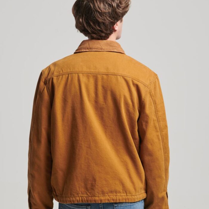 Workwear Ranch Jacket Denim Co Tobacco Brown M5011812A 8MA 4