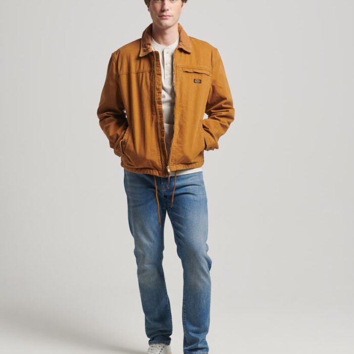 Workwear Ranch Jacket Denim Co Tobacco Brown M5011812A 8MA 5