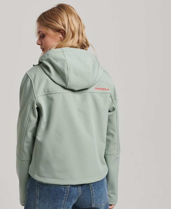 CODE Trekker Hooded Softshell Jacket Light Jade Green W5011443A 1KN 2