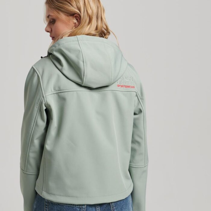 CODE Trekker Hooded Softshell Jacket Light Jade Green W5011443A 1KN 2