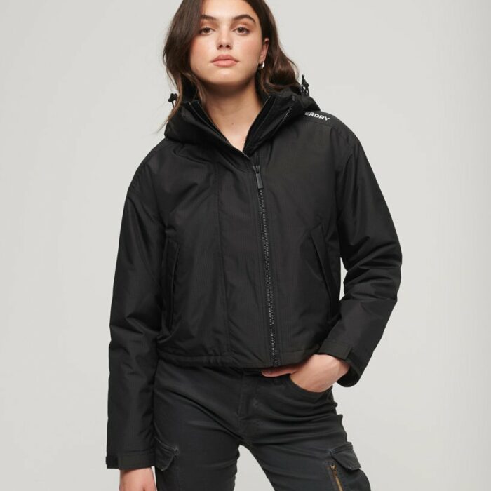 Code Windcheater Jacket Black Grid W5011703A A4O 2