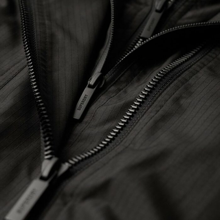 Code Windcheater Jacket Black Grid W5011703A A4O 4