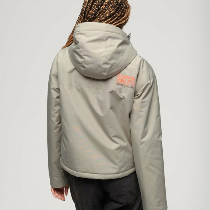 Code Windcheater Jacket Willow Grey Grid W5011703A 8QL 2