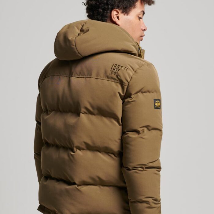 Everest Short Hooded Jacket Khaki M5011743A 03O 4