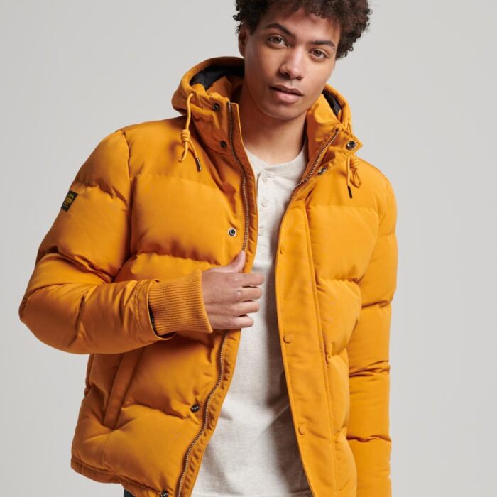 Everest Short Hooded Jacket Mustard M5011743A 34K 1