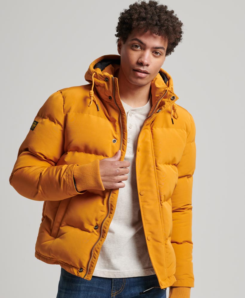 Mustard hooded jacket outlet