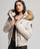 Hooded Everest Puffer Bomber Jacket Chateau Grey W5011576A 7MO 1