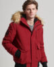 Hooded Everest Puffer Bomber Jacket Deep Red M5011742A OIB 1