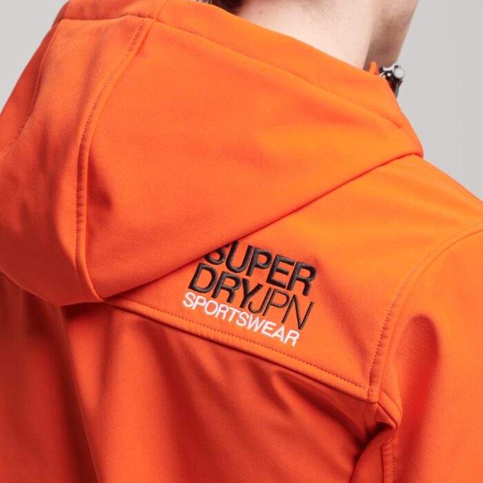 Hooded Soft Shell Jacket Bold Orange M5011824A UM2 2