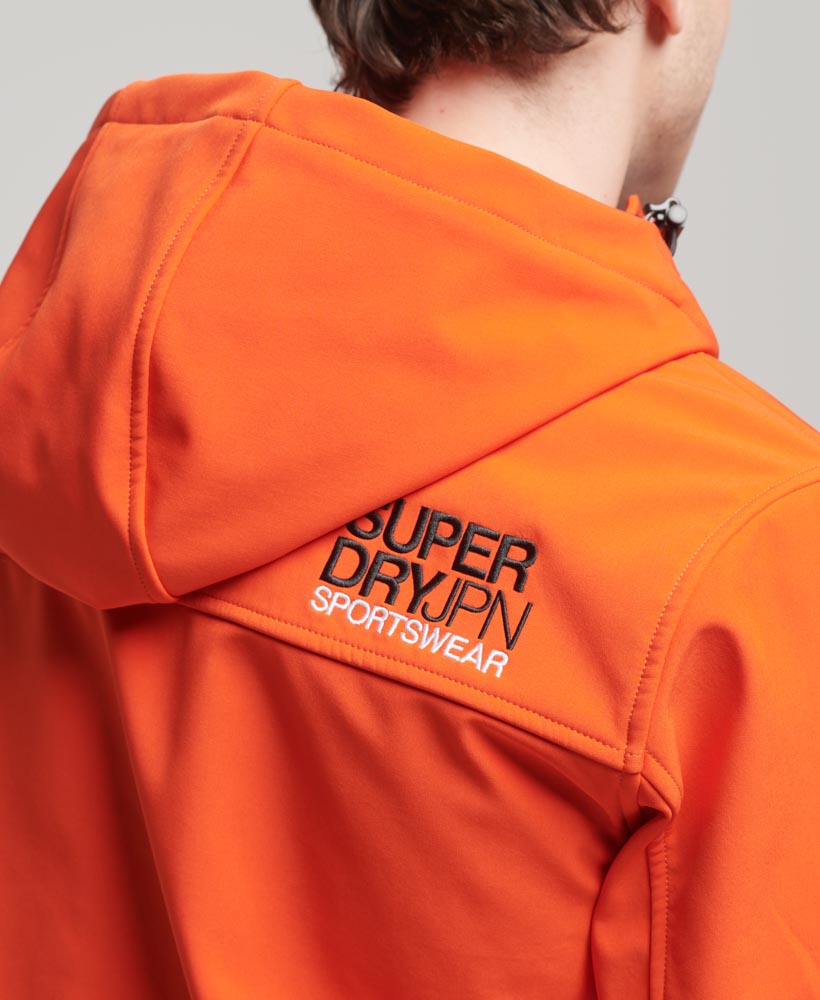 Hooded Soft Shell Jacket Bold Orange M5011824A UM2 2