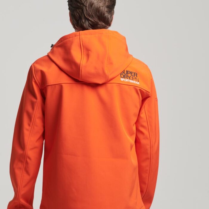 Hooded Soft Shell Jacket Bold Orange M5011824A UM2 3