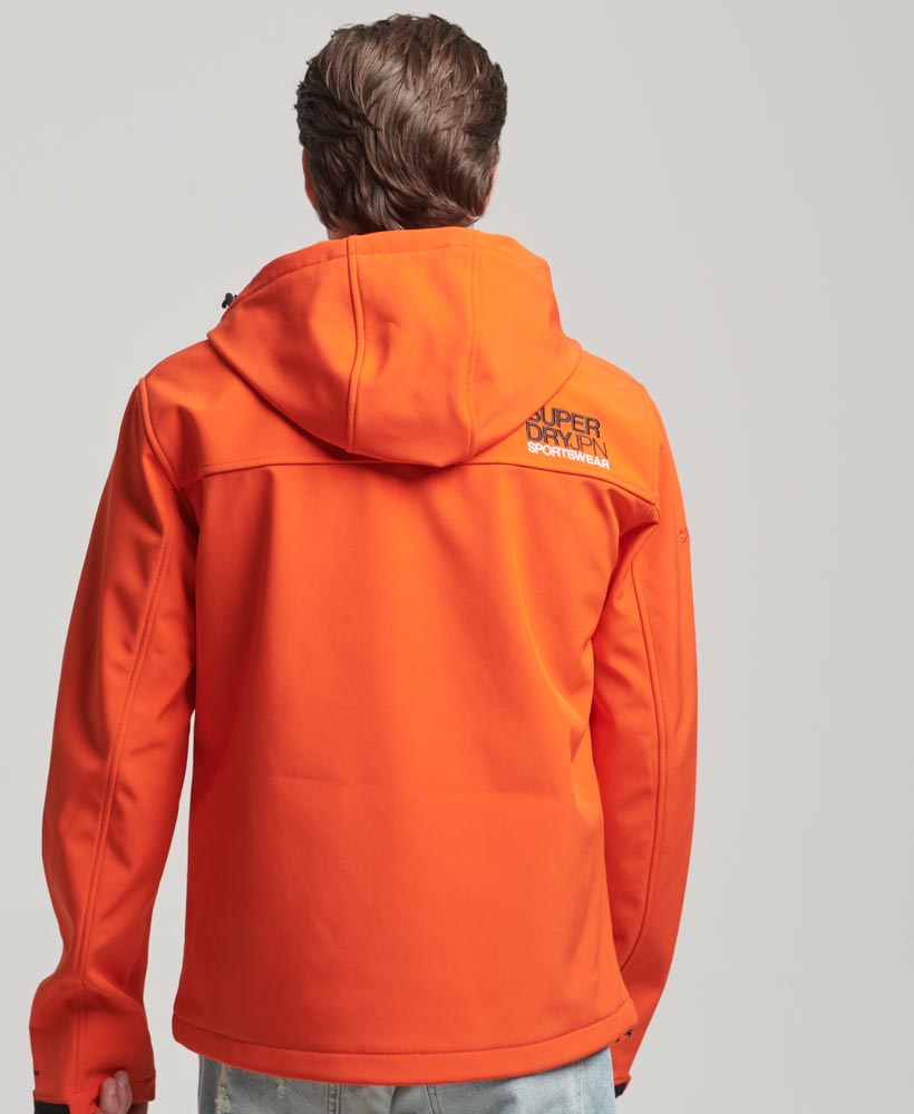 Hooded Soft Shell Jacket Bold Orange M5011824A UM2 3