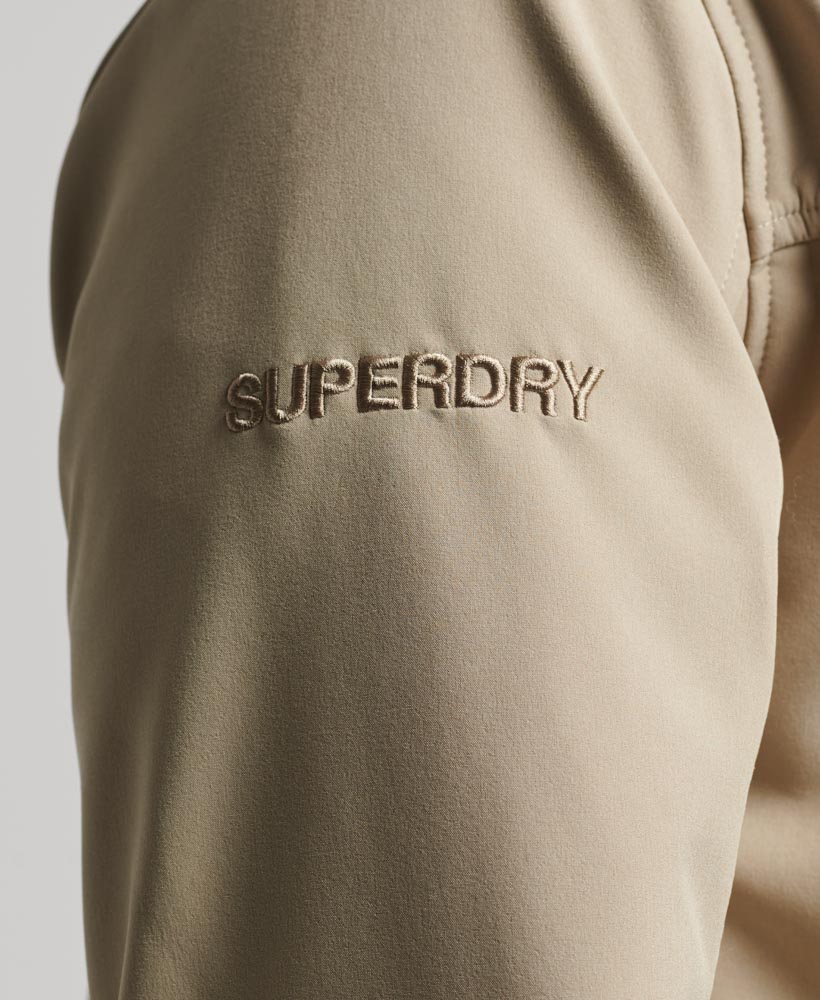 Hooded Soft Shell Jacket Winter Twig Beige M5011824A 9UN 2