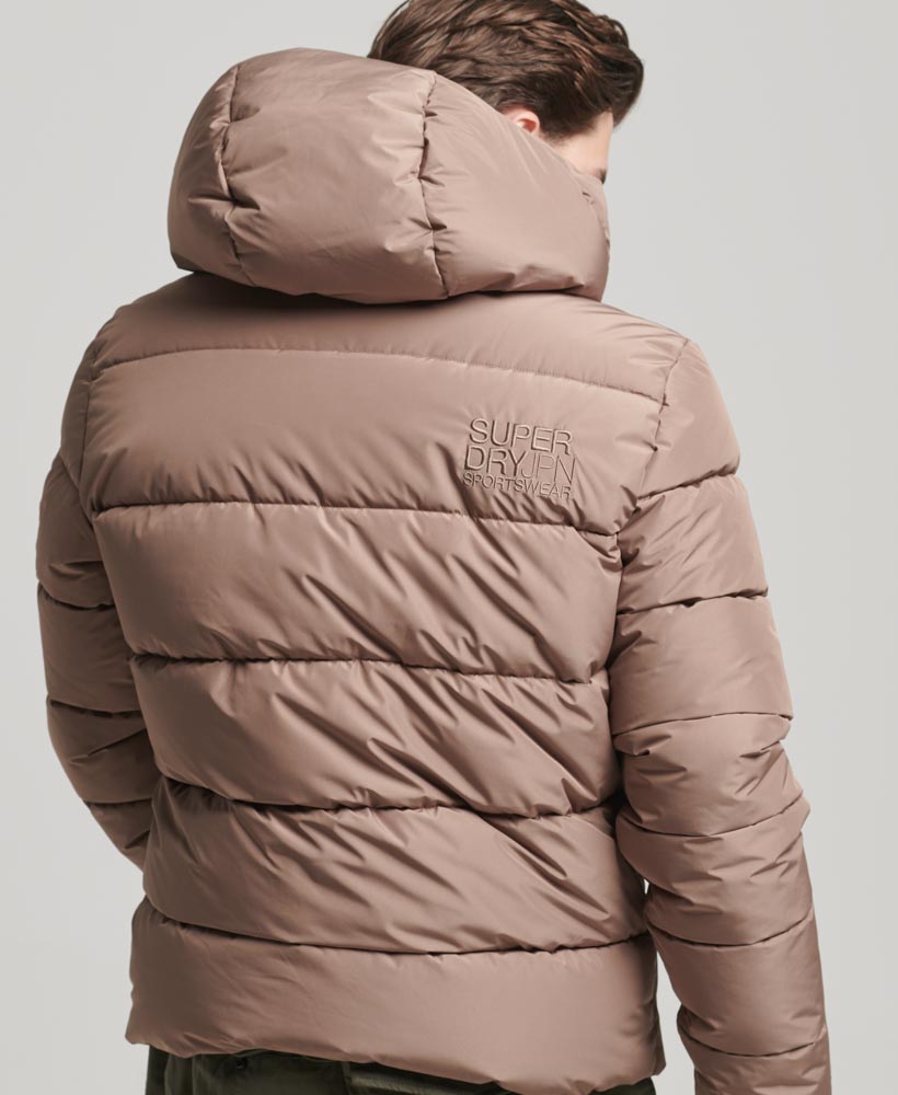 Hooded Sports Puffer Jacket Superdry