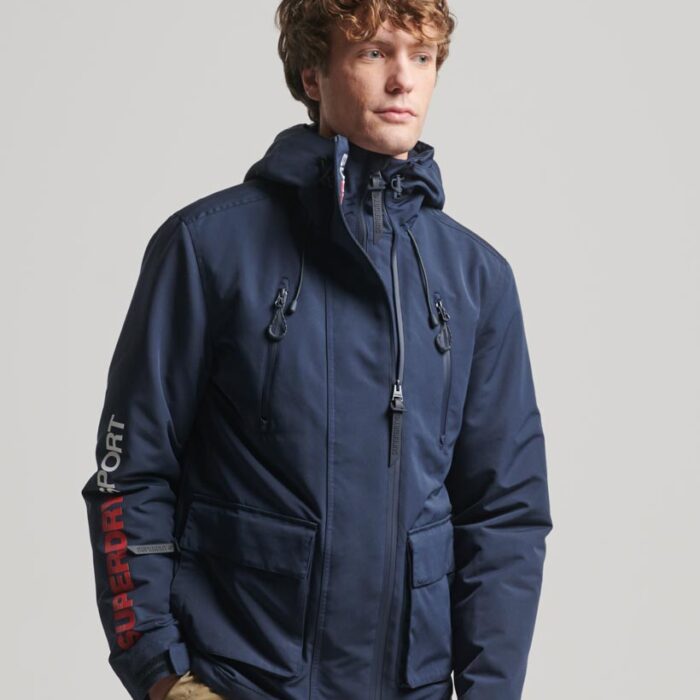 Hooded Ultimate Windbreaker Eclipse Navy M5011822A 98T 1