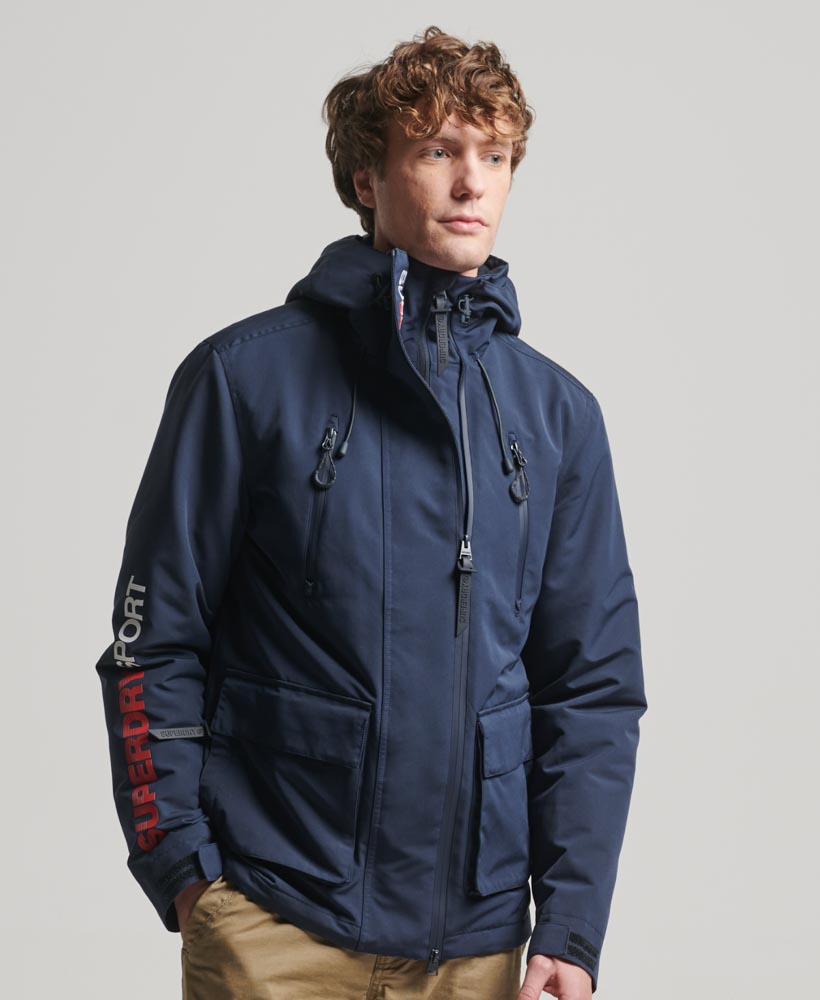 Hooded Ultimate Windbreaker Eclipse Navy M5011822A 98T 1