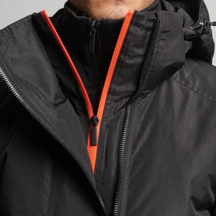 hooded yachter windbreaker jacket