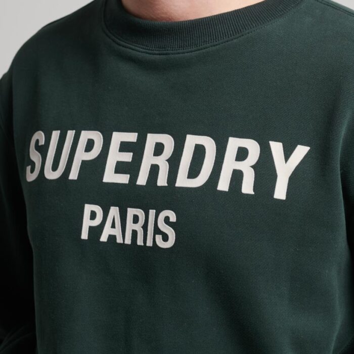 Luxury Sport Loose Fit Crew Sweatshirt Academy Dark Green M2013479A 3KO 2