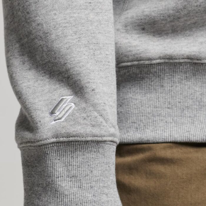 Luxury Sport Loose Fit Crew Sweatshirt Athletic Grey Marl M2013479A ZUC 2