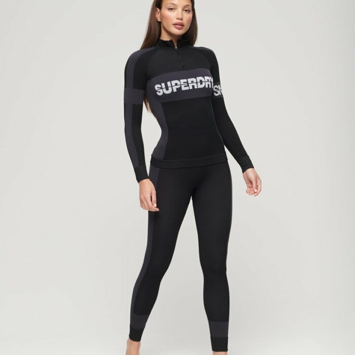 Seamless Baselayer Leggings Black WS110155A 02A 3