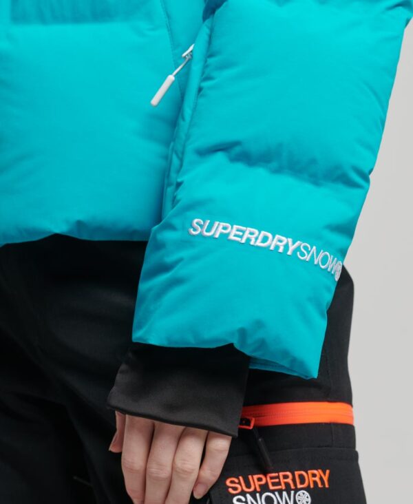 Ski Boxy Puffer Jacket Bali Blue WS110144A 9MQ 3