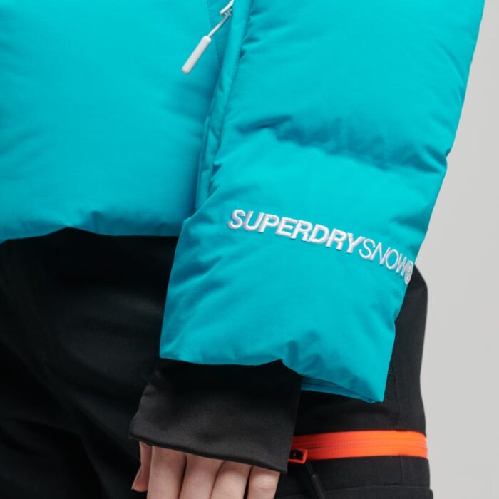 Ski Boxy Puffer Jacket Bali Blue WS110144A 9MQ 3