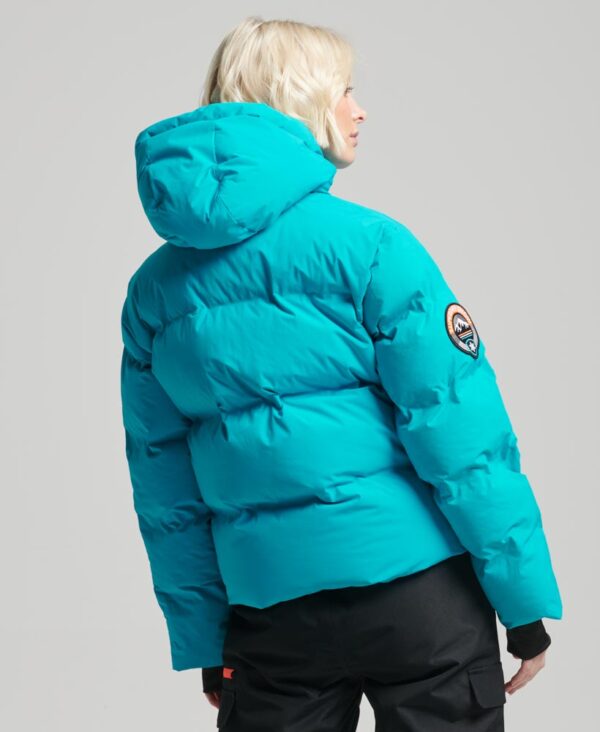 Ski Boxy Puffer Jacket Bali Blue WS110144A 9MQ 4