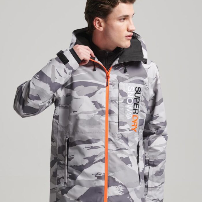 Ski Freestyle Core Jacket Ice Grey Tiger Camo MS110147A 9TM 1