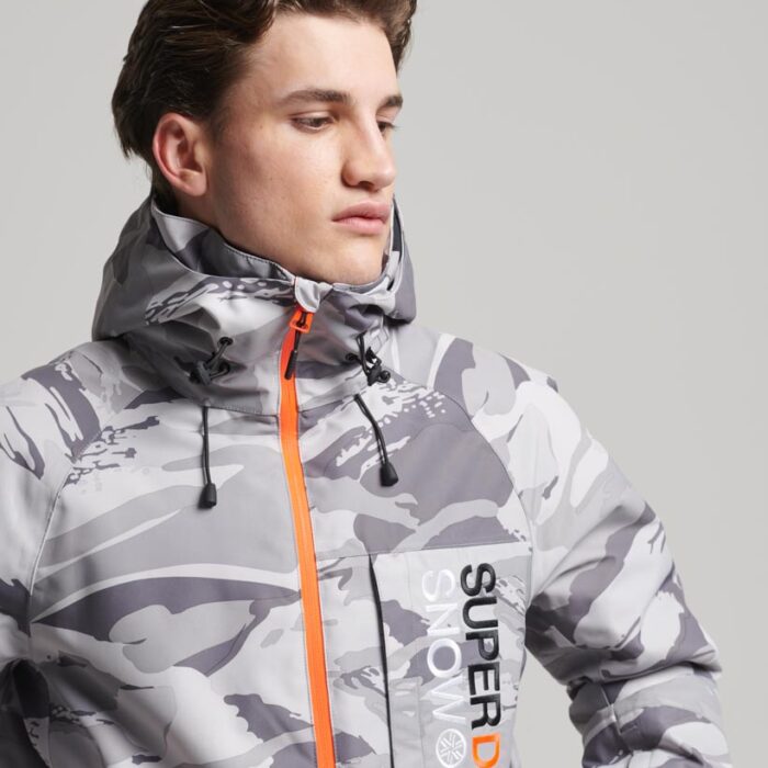 Ski Freestyle Core Jacket Ice Grey Tiger Camo MS110147A 9TM 3