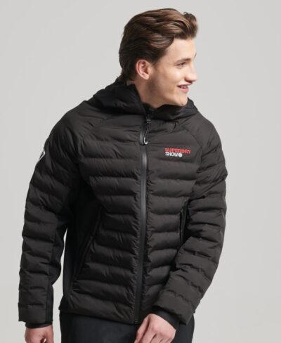 Ski Softshell Mid Layer Jacket Black MS110159A 02A 1