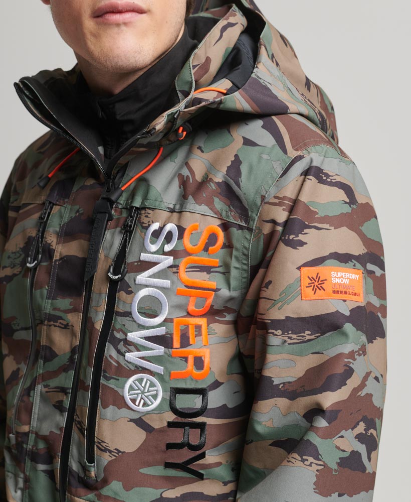 Ski Ultimate Rescue Jacket Woodland Green Camo MS110145A 9TT 2