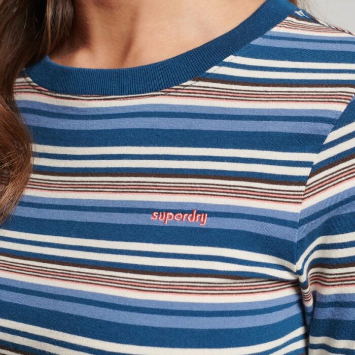 Stripe Long Sleeve Top Blue Bottle Stripe W6011743A 9EW 2