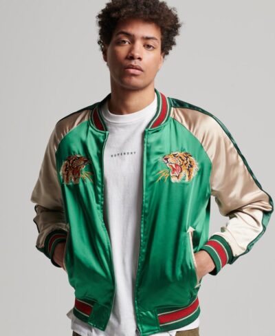 Suikajan Embroidered Bomber Jacket Bowling Green M5011721A GLJ 1