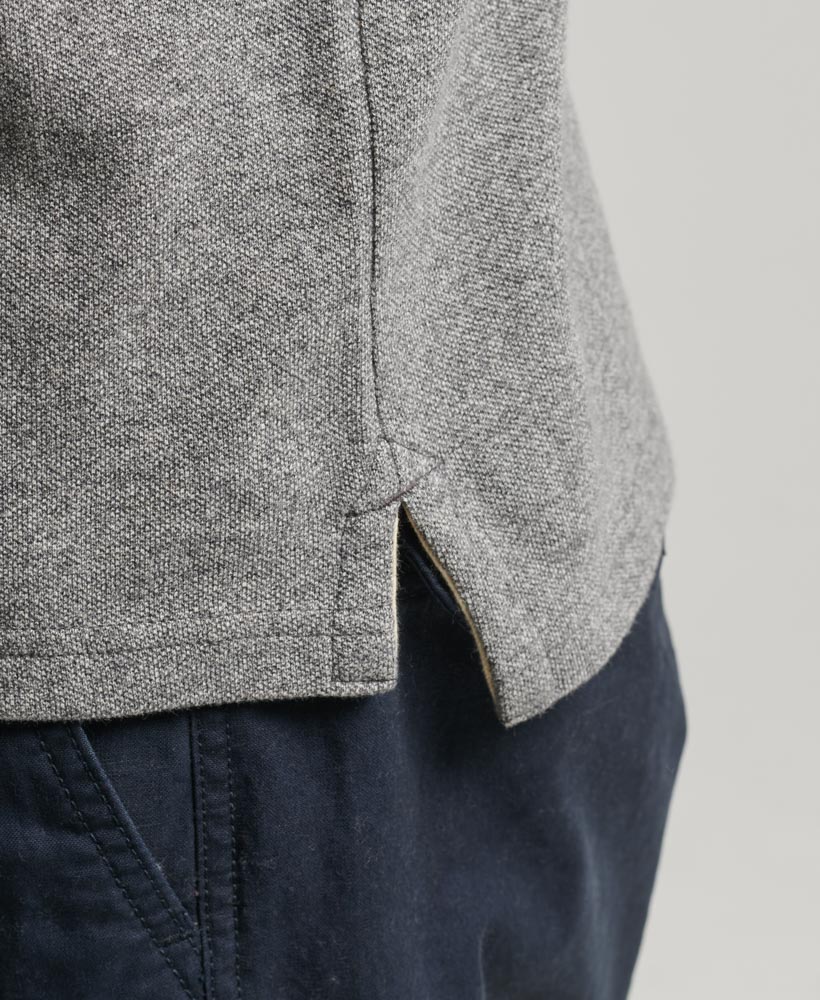 Superstate Polo Shirt Dark Grey Fleck Marl M1110349A 9QW 2