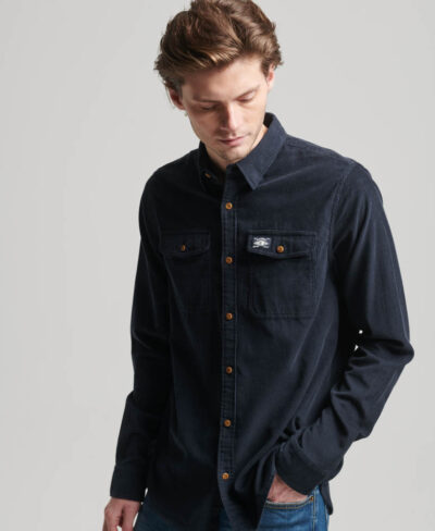 Trailsman Cord Shirt Eclipse Navy M4010722A 98T 1