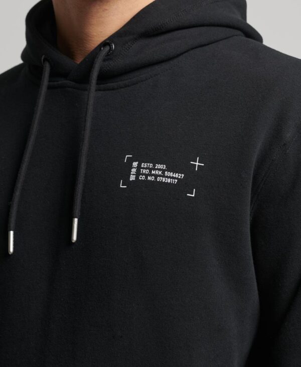 Utility Sport Logo Loose Hoodie Black M2013089A 02A 2