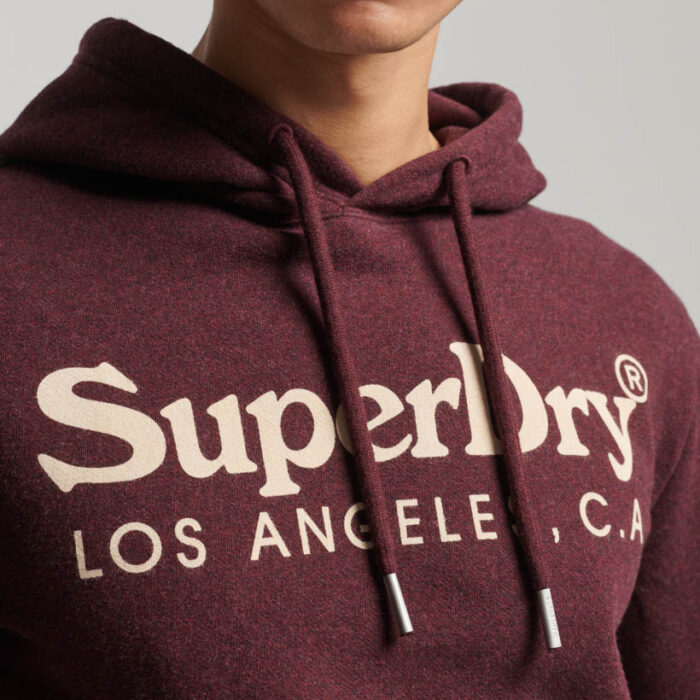 Venue Classic Logo Hoodie Burbank Burgundy Grindle M2013147A NYP 3