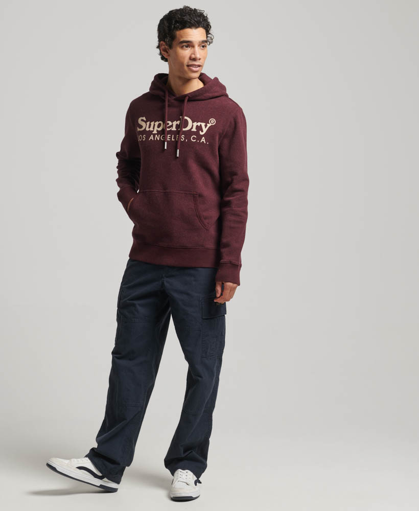 Venue Classic Logo Hoodie Burbank Burgundy Grindle M2013147A NYP 4