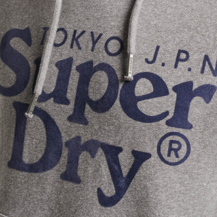 Venue Classic Logo Hoodie Steel Grey Grindle M2013147A KGH 4