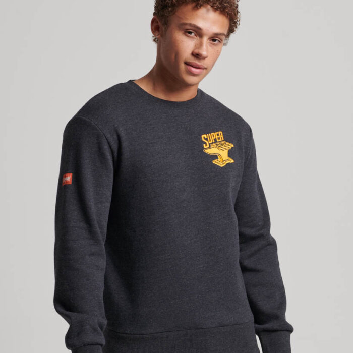 Workwear Trade Sweatshirt Raven Black Marl M2013166A 1BJ 1