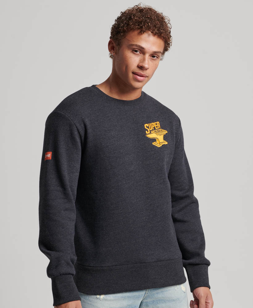 Workwear Trade Sweatshirt Raven Black Marl M2013166A 1BJ 1