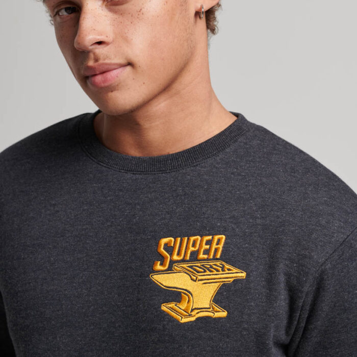 Workwear Trade Sweatshirt Raven Black Marl M2013166A 1BJ 2