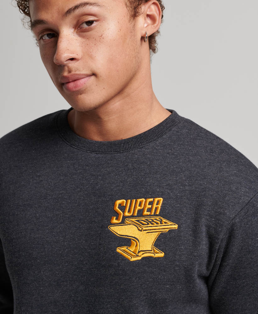 Workwear Trade Sweatshirt Raven Black Marl M2013166A 1BJ 2