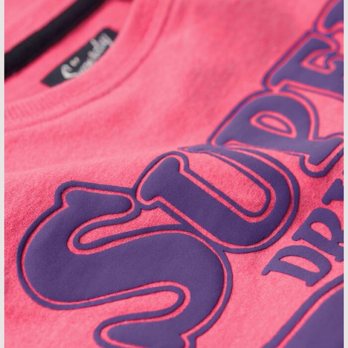 Archive Neon Graphic T Shirt Lolly Pink Marl W1011464A NTD 3