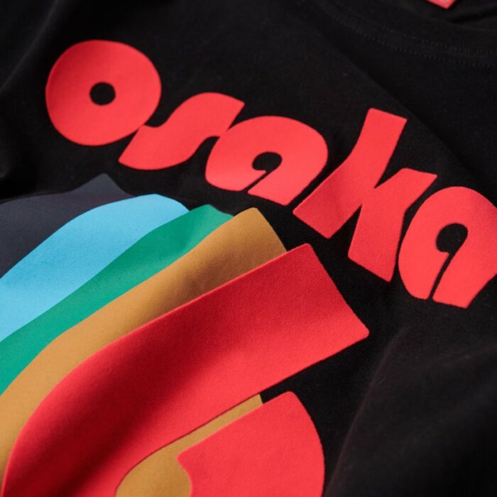 Osaka Graphic Short Sleeve Fitted T Shirt Black W1011344A 02A 4