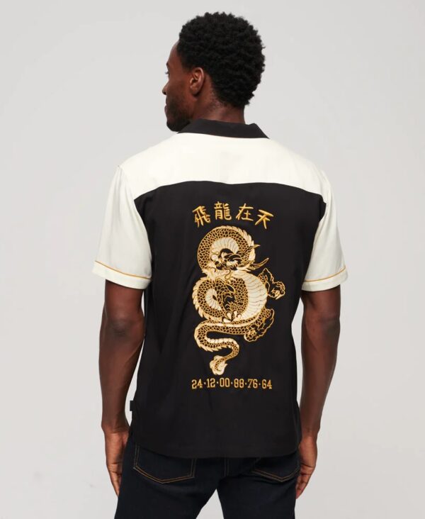 CNY Bowling Shirt Jet Black M4010763A 12A 1