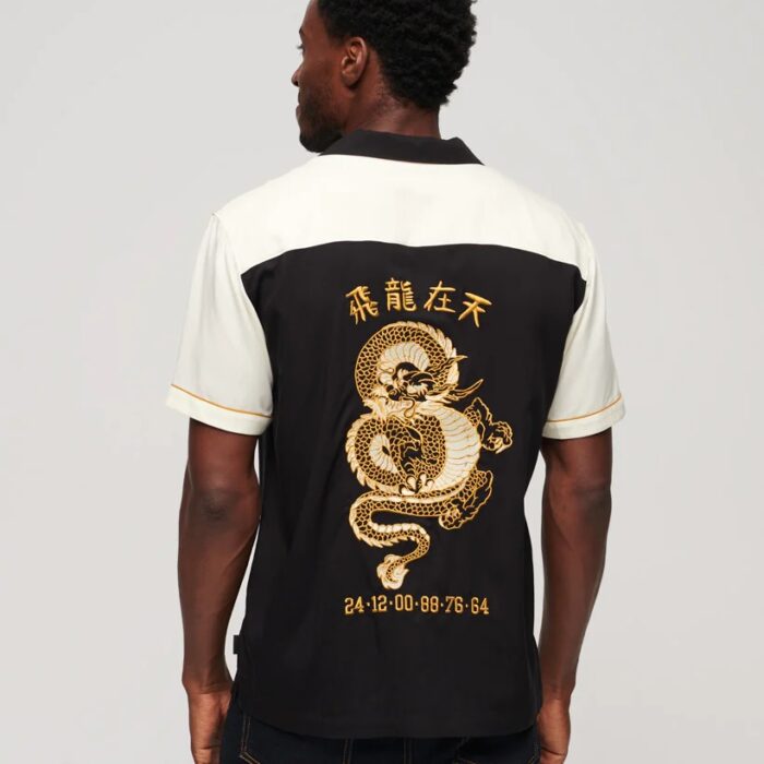 CNY Bowling Shirt Jet Black M4010763A 12A 1