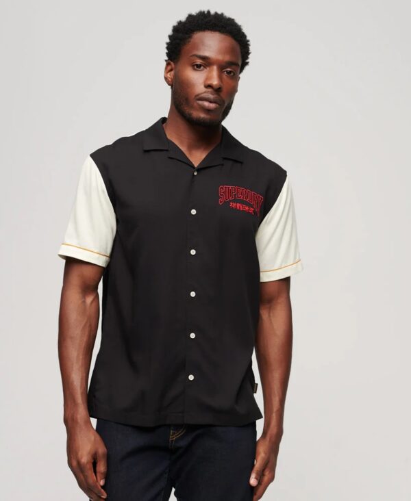 CNY Bowling Shirt Jet Black M4010763A 12A 2
