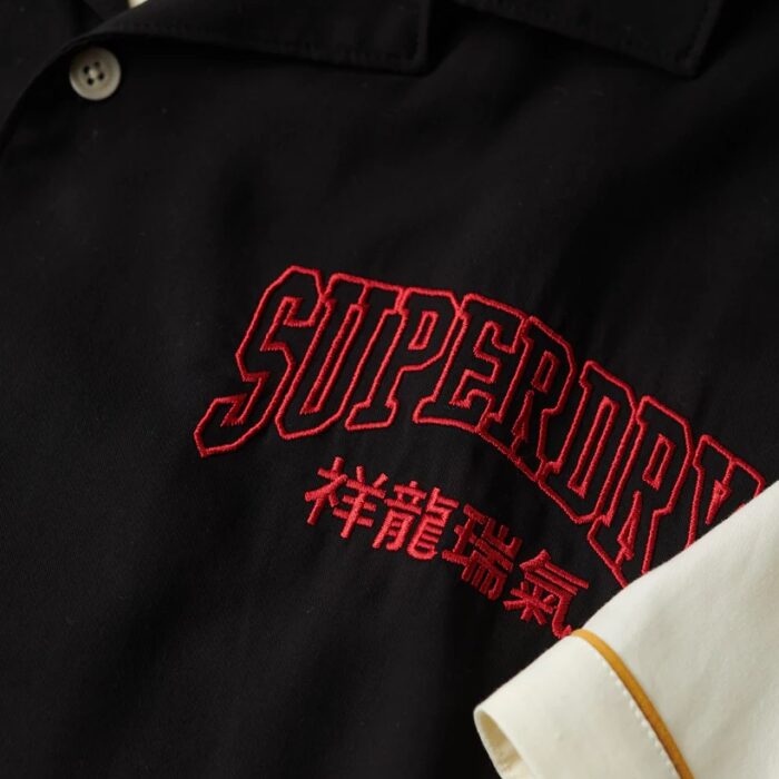 CNY Bowling Shirt Jet Black M4010763A 12A 3